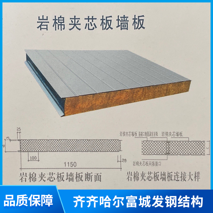 岩棉夹芯板墙板